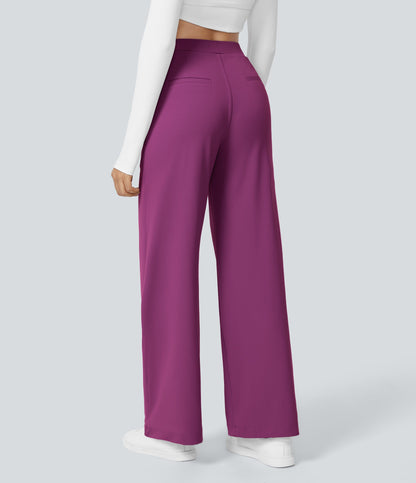 2026 NEW Limited offer🔥High Waisted Pocket Straight Leg Work Pants