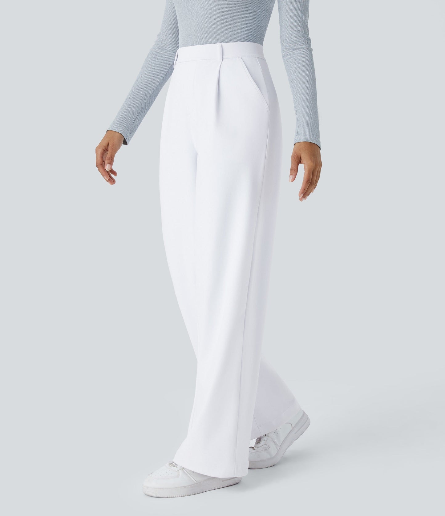 2026 NEW Limited offer🔥High Waisted Pocket Straight Leg Work Pants