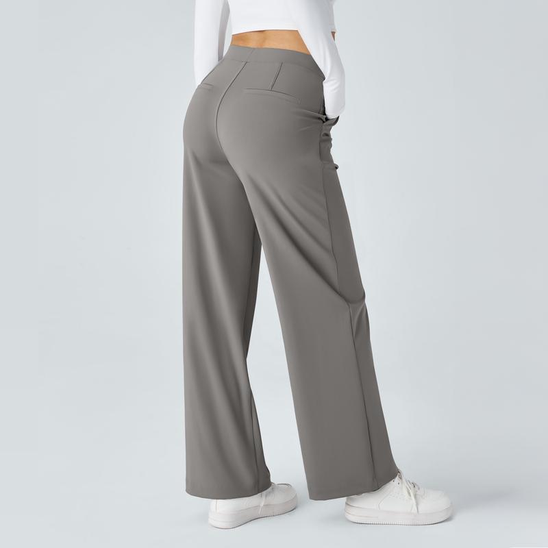 2026 NEW Limited offer🔥High Waisted Pocket Straight Leg Work Pants