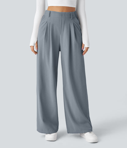 2026 NEW Limited offer🔥High Waisted Pocket Straight Leg Work Pants