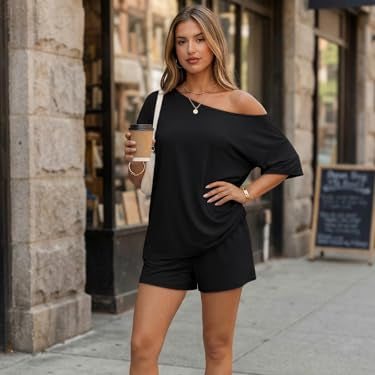 Women's Off-Shoulder Lounge Set