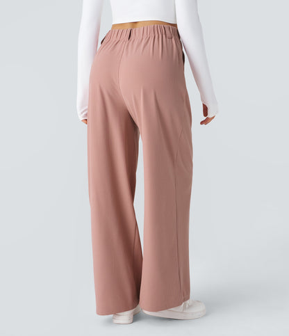 2026 NEW Limited offer🔥High Waisted Pocket Straight Leg Work Pants