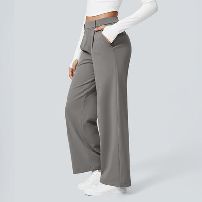 2026 NEW Limited offer🔥High Waisted Pocket Straight Leg Work Pants
