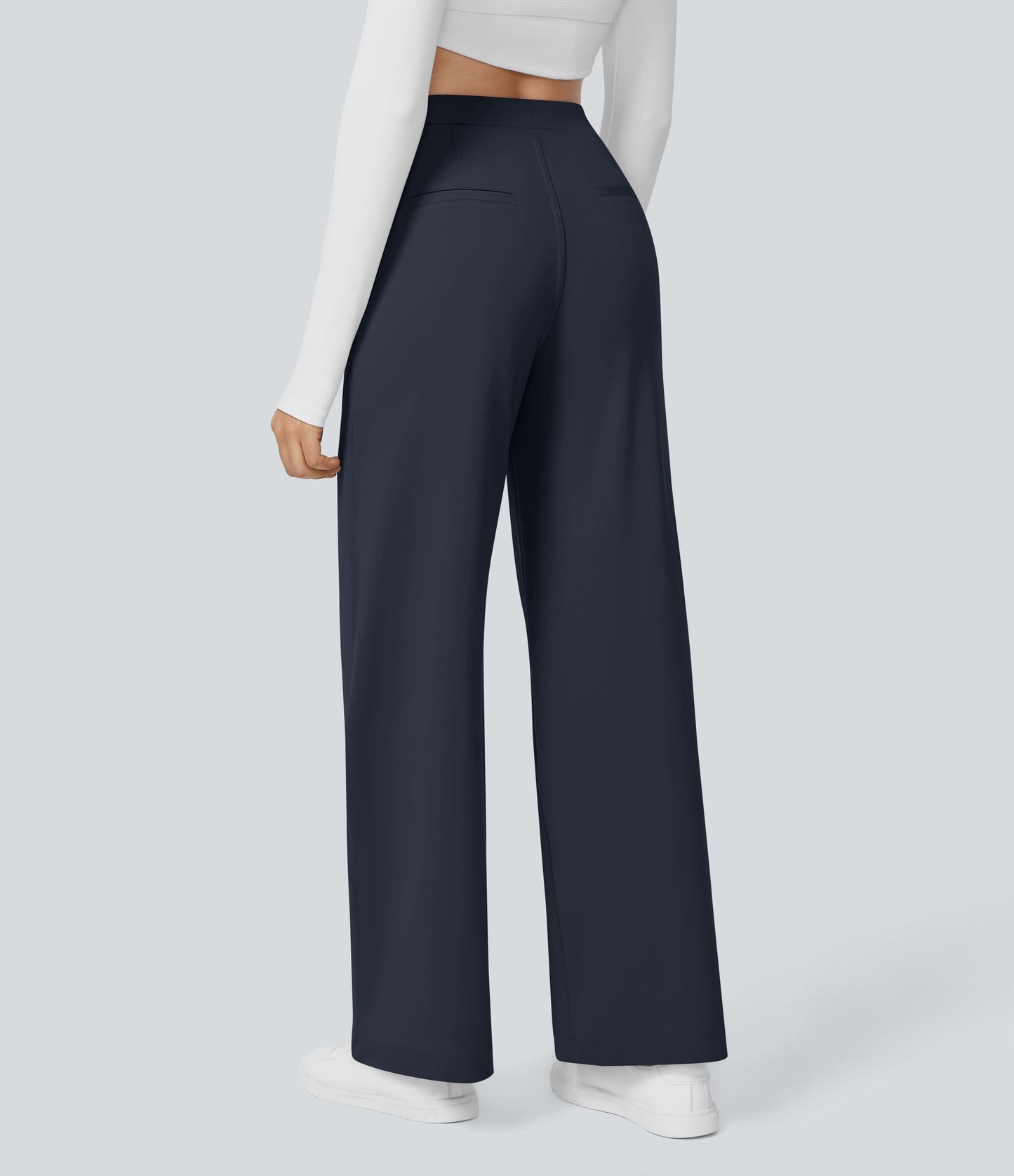 2026 NEW Limited offer🔥High Waisted Pocket Straight Leg Work Pants