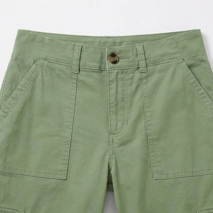 Women's Comfortable Stretch Capri with Pockets