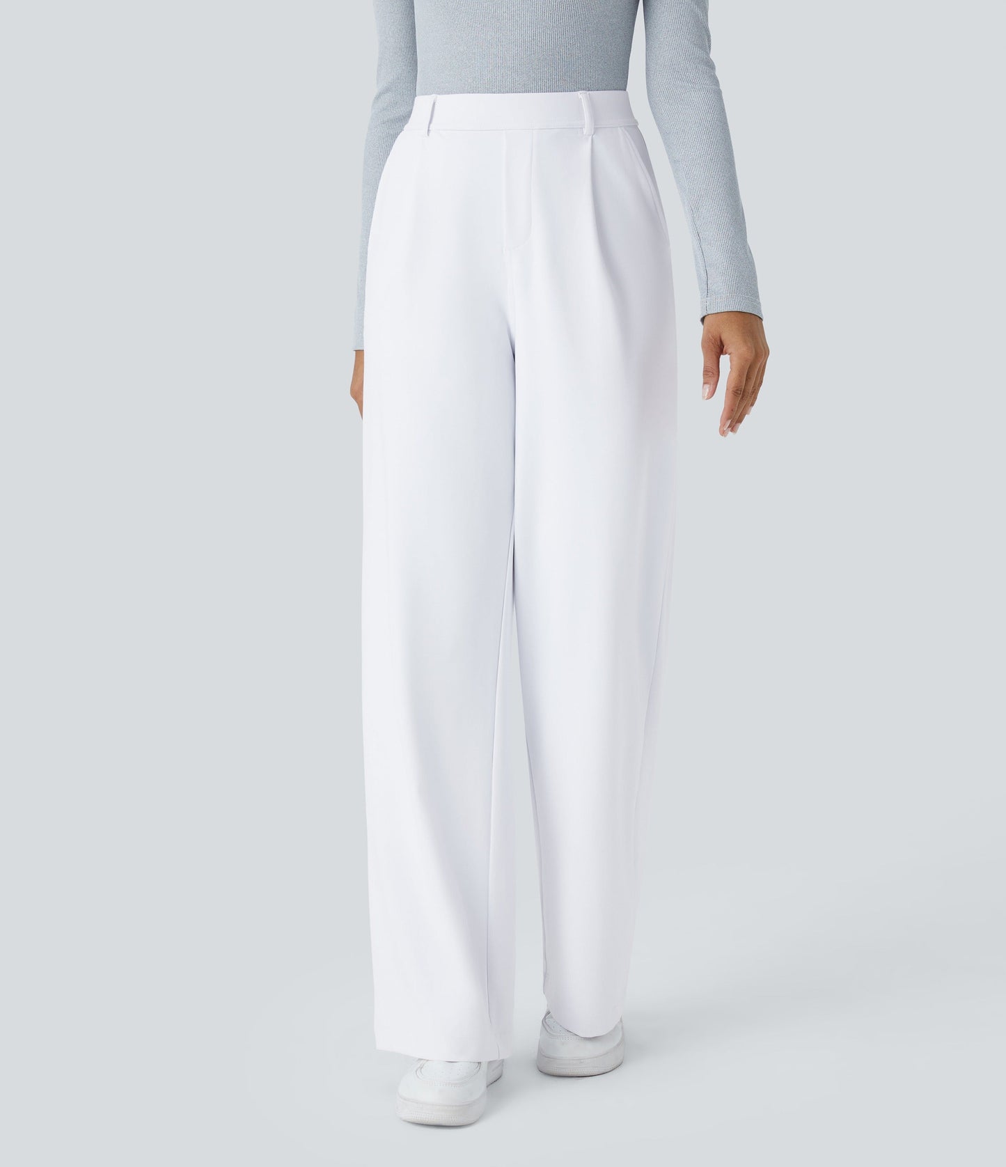2026 NEW Limited offer🔥High Waisted Pocket Straight Leg Work Pants