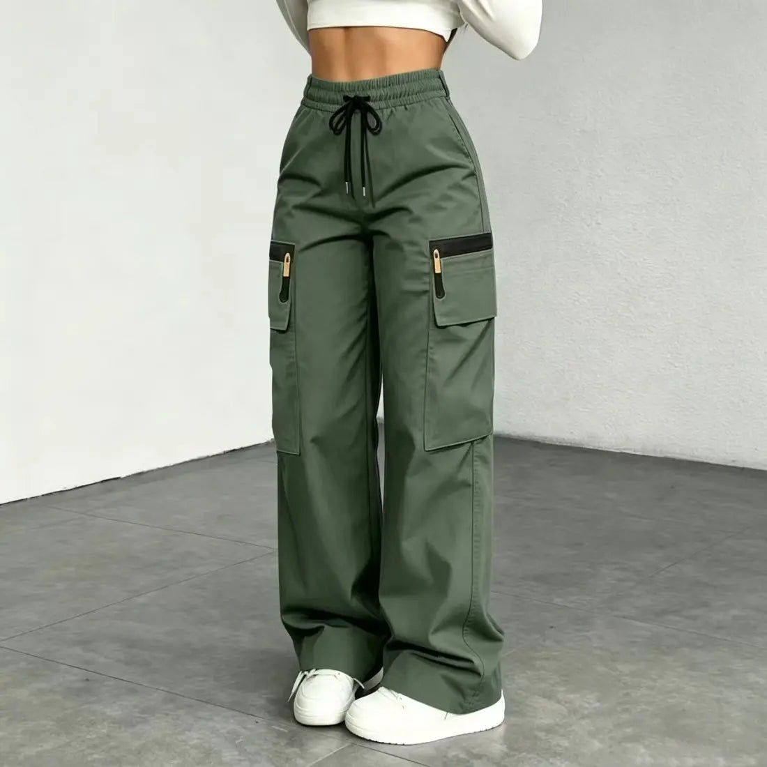 🔥Women's Lightweight Cargo Pants – Relaxed Fit, Quick-Dry & Multi-Pocket