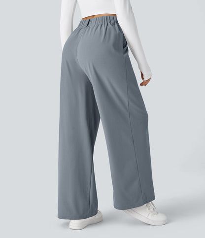 2026 NEW Limited offer🔥High Waisted Pocket Straight Leg Work Pants