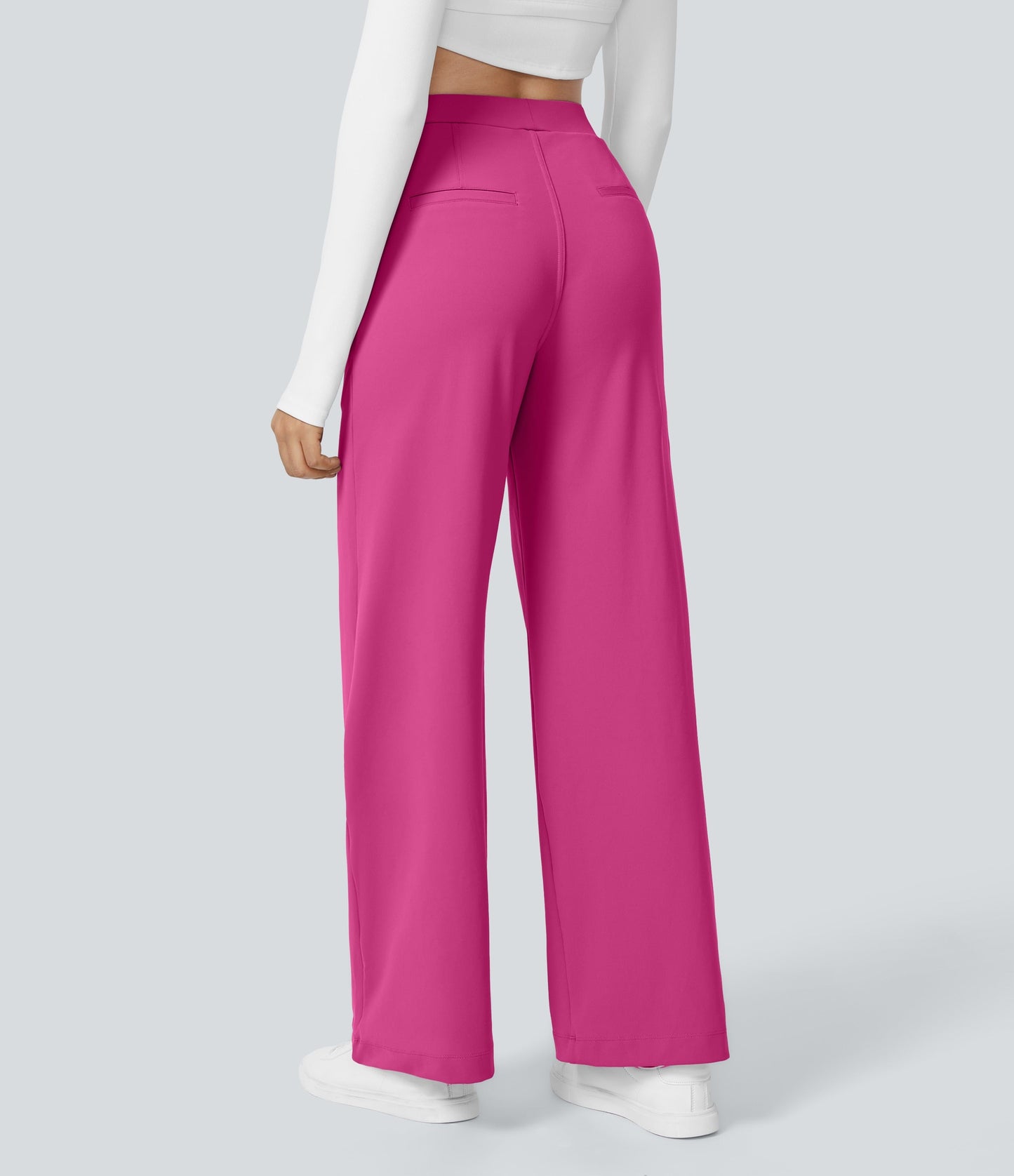 2026 NEW Limited offer🔥High Waisted Pocket Straight Leg Work Pants