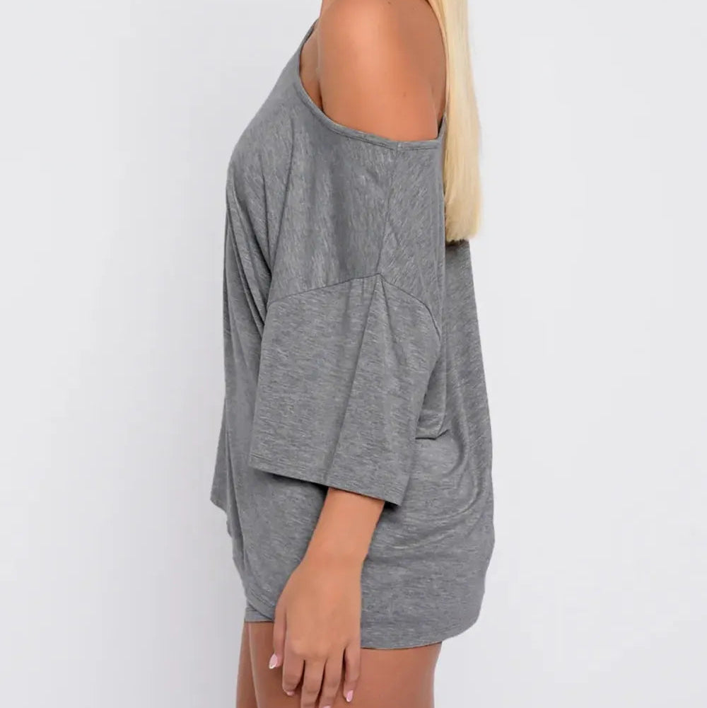 Women's Off-Shoulder Lounge Set