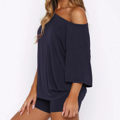 Women's Off-Shoulder Lounge Set
