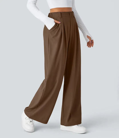 2026 NEW Limited offer🔥High Waisted Pocket Straight Leg Work Pants