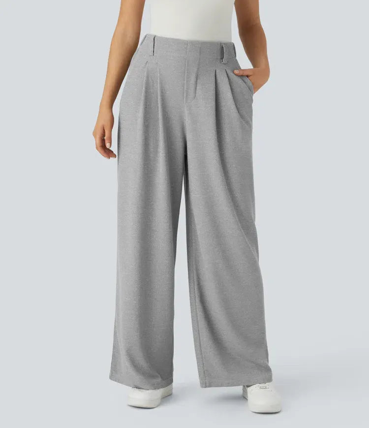 2026 NEW Limited offer🔥High Waisted Pocket Straight Leg Work Pants