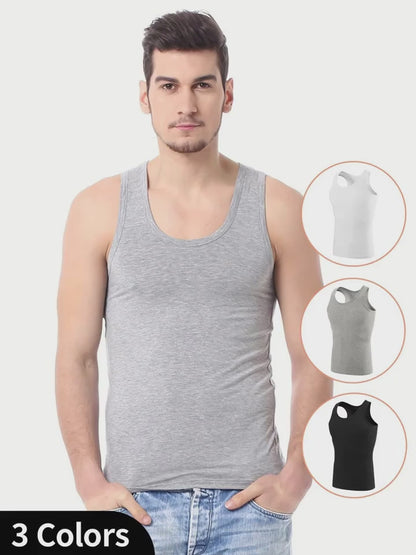 🔥Premium Ultra-Soft Cotton Fitted Tanks 3 Pack / 6 Pack