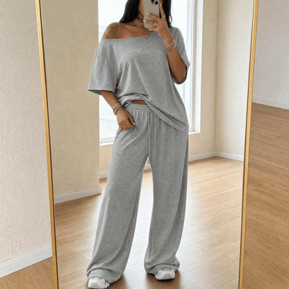Women's Off-Shoulder Two-Piece Set