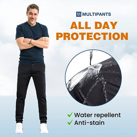 🏖️LAST DAY SALE – ONLY  £14.99‼️50K+ SOLD🔥👖High Stretch Multi-pocket Durable Work Trousers✨Water Repellent Stretchy Utility Pants For Hiking Fishing Daily Work