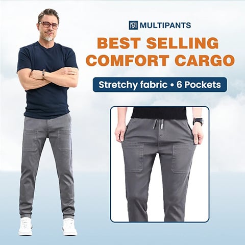 🏖️LAST DAY SALE – ONLY  £14.99‼️50K+ SOLD🔥👖High Stretch Multi-pocket Durable Work Trousers✨Water Repellent Stretchy Utility Pants For Hiking Fishing Daily Work